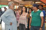 Om Puri, Shilpa Anand on location of the film The Mall in Bhayander, Mumbai on 9th Dec 2013